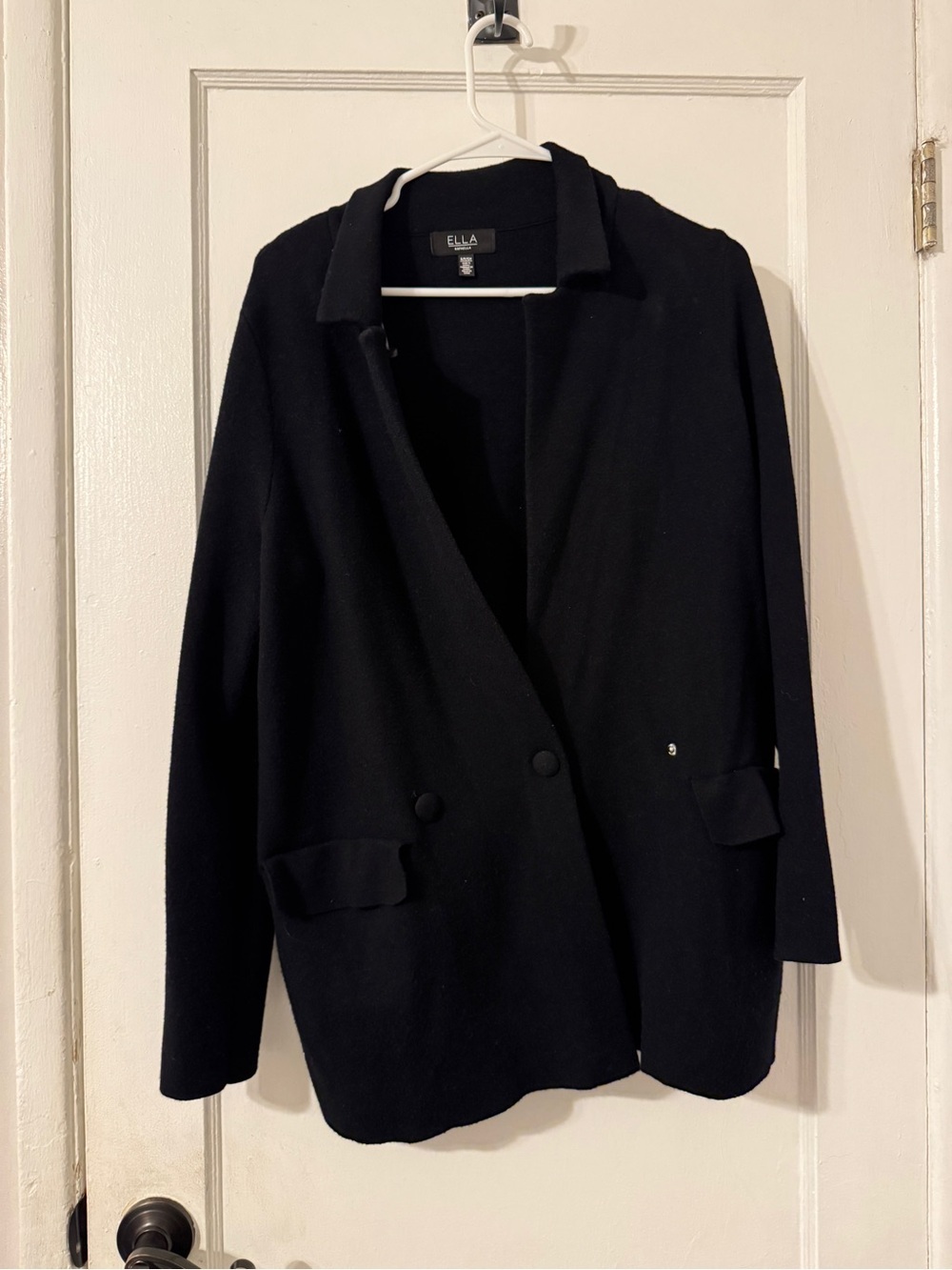 Black cardigan blazer sz med